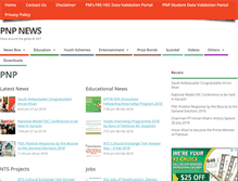 Tablet Screenshot of paknewspage.com
